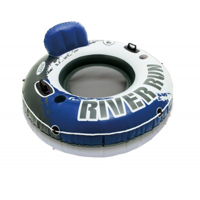 Intex River Run 1 Inflatable Floating Tube Raft for Lake, River, & Pool (6 Pack)   